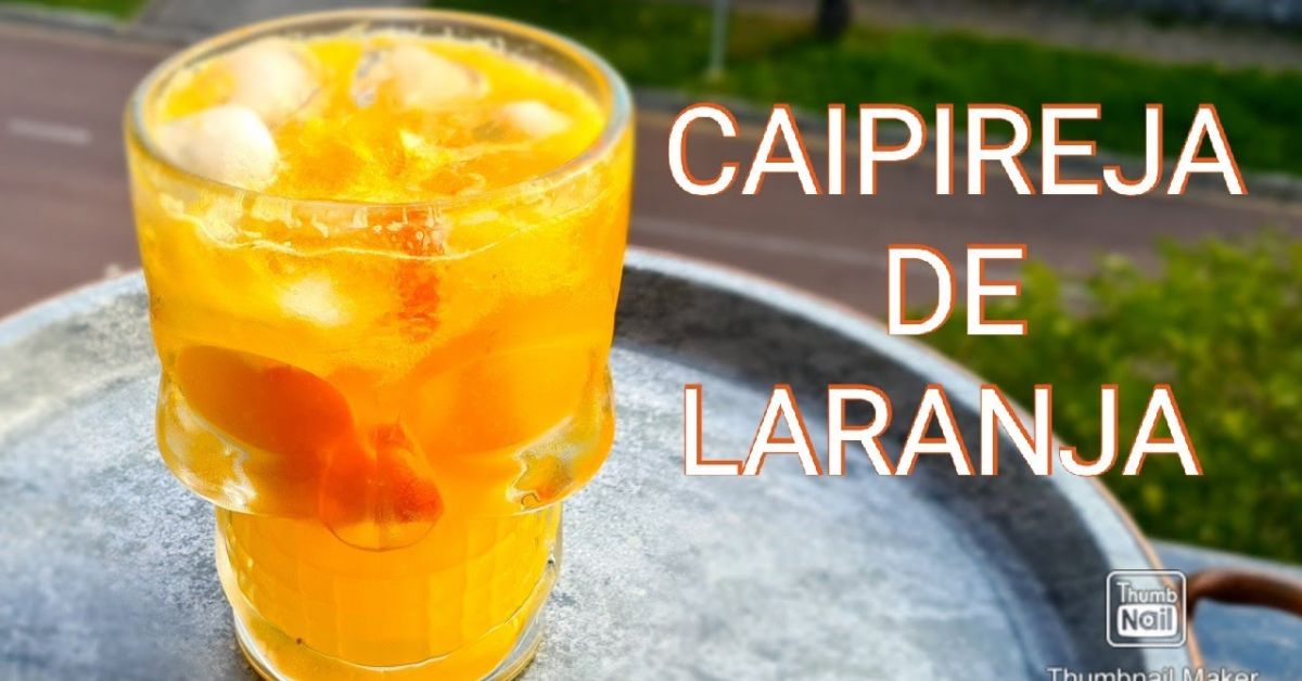 caipirinha de laranja com cerveja