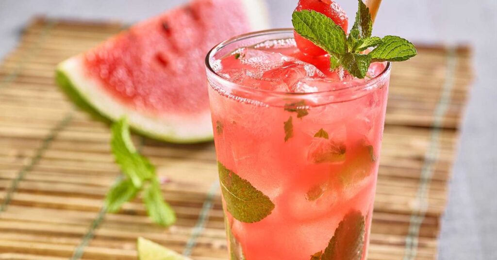 Mojito de Melancia Sem Álcool