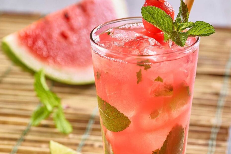 Mojito de Melancia Sem Álcool