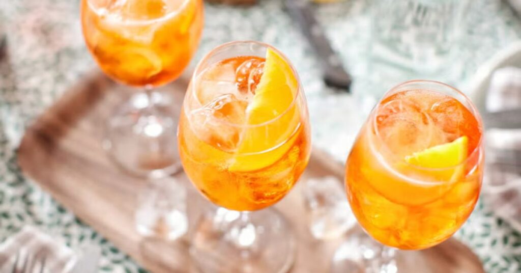 Receita de Drink Cítrico Spritz
