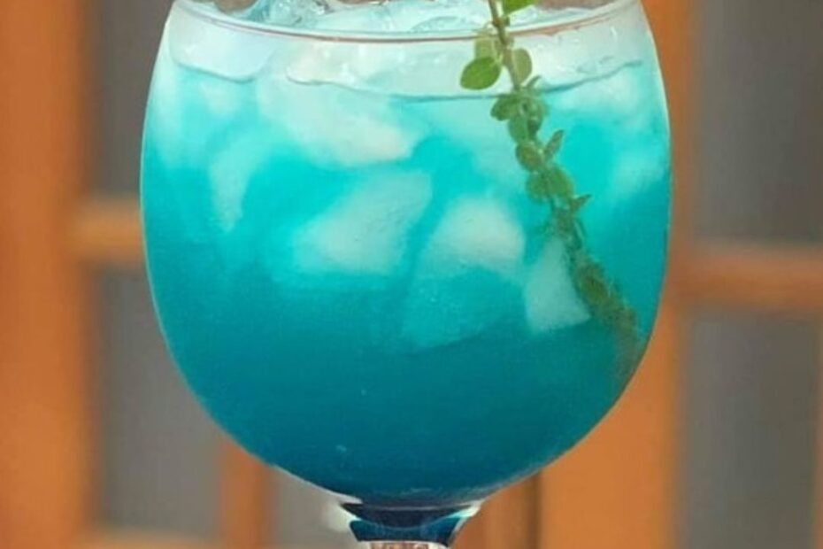 Tequila Blue Lagoon - Drink com tequila - Tequila com curaçu blue