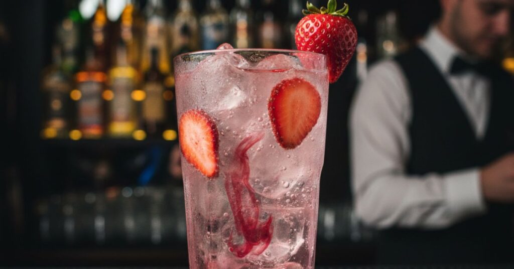 Drink Sem Álcool Soda Italiana de Morango