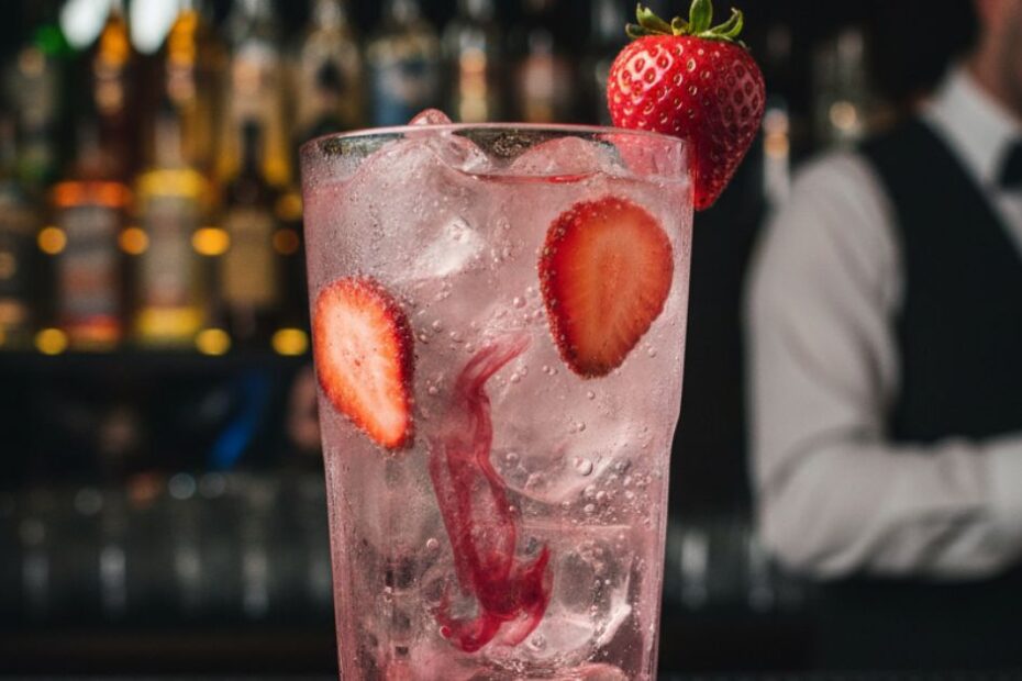 Drink Sem Álcool Soda Italiana de Morango