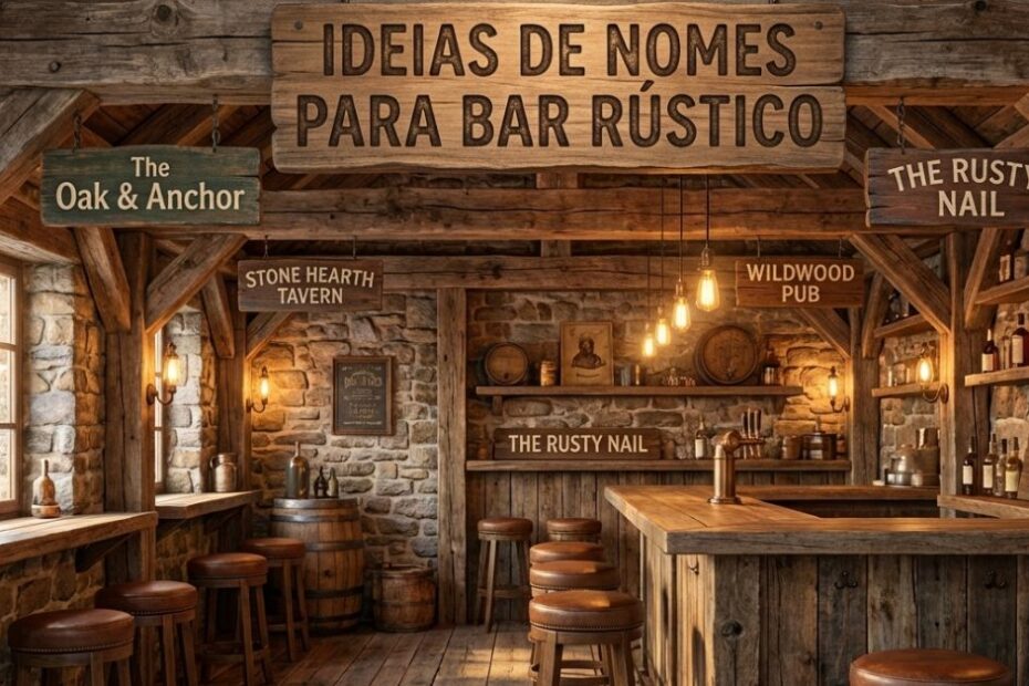 nomes para bar rústico